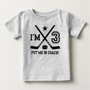 第3期バースデーホッケー ベビーTシャツ