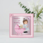 第3期パーティーかわいらしピンクガール 招待状 (スタンド正面)