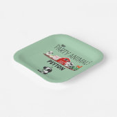 第3期パーティー動物飼育場誕生日キッズ ペーパープレート (傾斜あり)