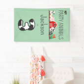 第3期パーティー動物飼育場誕生日キッズ 横断幕 (インサイチュ)