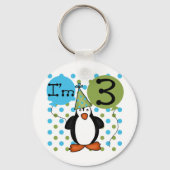 第3期ペンギン誕生日Tシャツとギフト キーホルダー (正面)