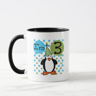 第3期ペンギン誕生日Tシャツとギフト マグカップ