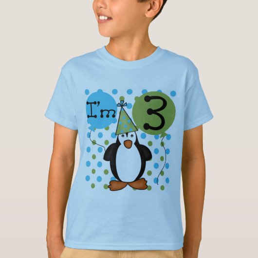 第3期ペンギン誕生日Tシャツとギフト Tシャツ (正面)
