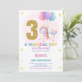 第3期ユニコーン誕生日招待状 招待状 (スタンド正面)