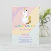 第3期ユニコーン誕生日招待状 招待状 (スタンド正面)