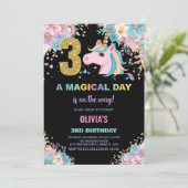 第3期ユニコーン誕生日招待状 招待状 (スタンド正面)