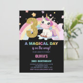 第3期ユニコーン誕生日招待状 招待状 (スタンド正面)