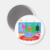 第3期海中冒険誕生日Tシャツ マグネット (正面/裏面)