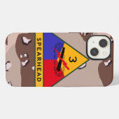 第3機甲師団 "スピアヘッド" 砂漠迷彩 iPhoneケース (裏面横)