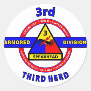 第3機甲師団"SPEARHEAD-THIRD群れ" ラウンドシール