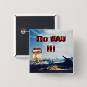 第3次世界大戦なし 缶バッジ (正面&裏面)