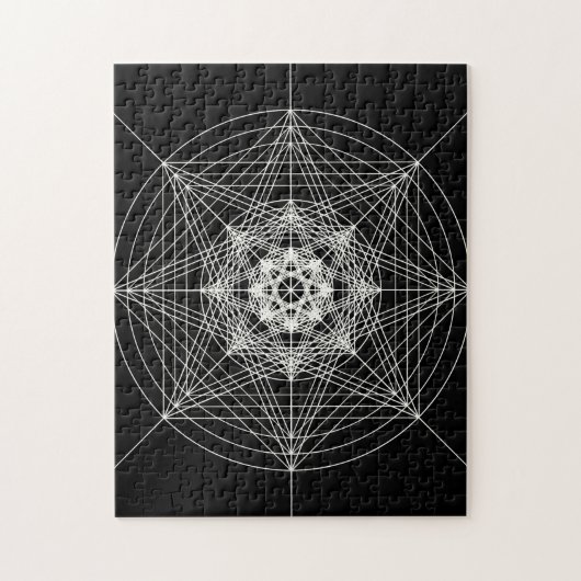 第3次元の神聖な幾何学 ジグソーパズル (縦)