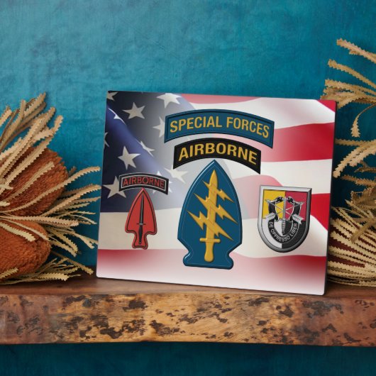 第3次特殊部隊(空挺部隊) フォトプラーク (側面)