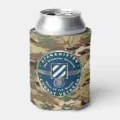 第3歩兵師団アフガニスタン退役軍人 缶クーラー (缶正面)