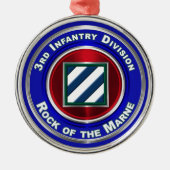 第3歩兵師団クリスマス記念オーナメント メタルオーナメント (正面)