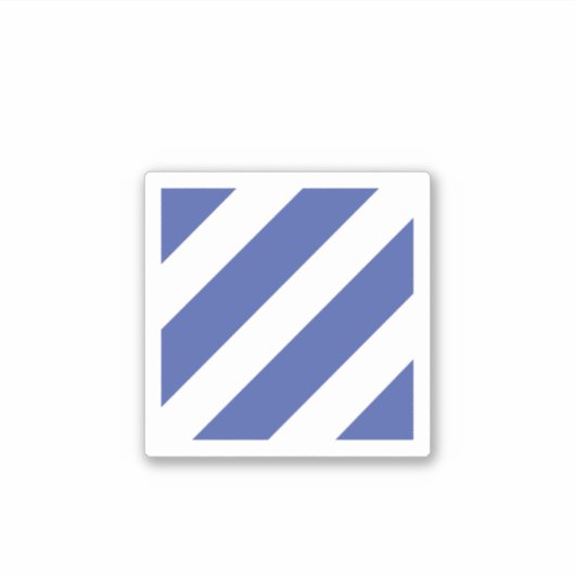 第3歩兵師団バッジ シール (正面)