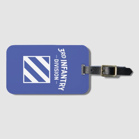 第3歩兵師団バッジ ラゲッジタグ (正面横)