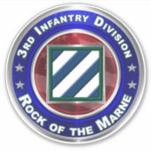 第3歩兵師団ビニール車 シール (正面)