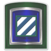 第3歩兵師団ビニール車 シール (正面)