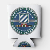 第3歩兵師団砂嵐 缶クーラー (裏面)