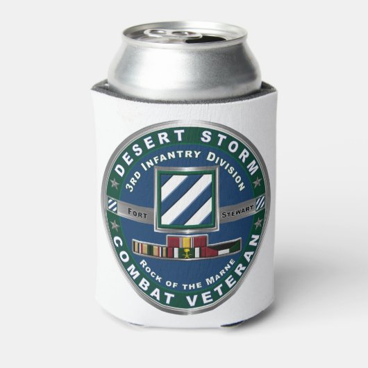 第3歩兵師団砂嵐 缶クーラー (缶裏面)
