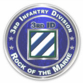 第3歩兵師団退役軍人 シール (正面)