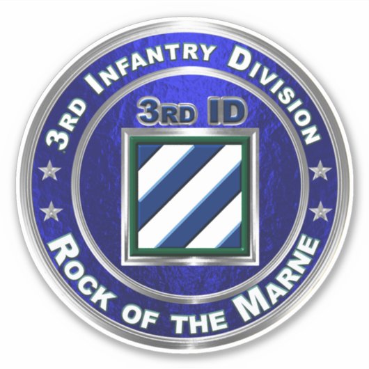 第3歩兵師団退役軍人 シール (正面)