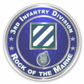 第3歩兵師団退役軍人 シール (正面)