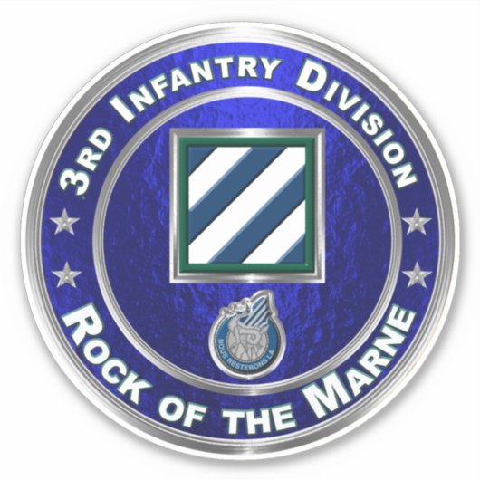 第3歩兵師団退役軍人 シール (正面)