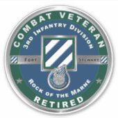 第3歩兵師団退職した シール (正面)