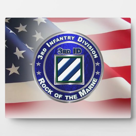 第3歩兵師団 フォトプラーク (正面)