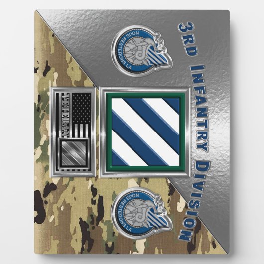 第3歩兵師団「マルネの岩」 フォトプラーク (正面)