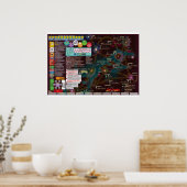 第3版ハイフロンティアの星間ポスターマップ ポスター (キッチン)