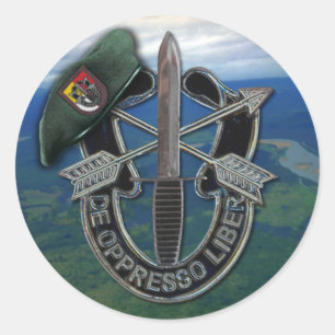 第3特別部隊グリーン·ベレツ退役軍人 ラウンドシール