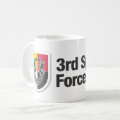 第3特殊部隊のグループのマグ コーヒーマグカップ (正面左)
