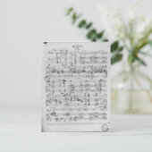 第3番ピアノ・バイオリン用ソナタ ポストカード (スタンド正面)