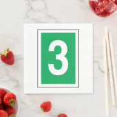 第3白緑のナプキン スタンダードランチョンナプキン (インサイチュ)