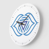 第3眼チャクラエネルギー壁時計 ラージ壁時計 (傾斜)