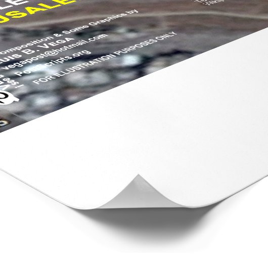 第3神殿の輪郭 ポスター (角)