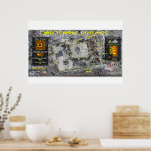 第3神殿の輪郭 ポスター (キッチン)