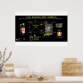 第3神殿 – エルサレム – 長方形 ポスター (キッチン)