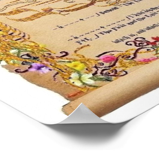 第3章5-6節の主への信頼 ポスター (角)