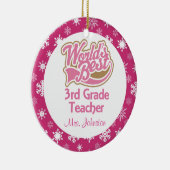 第3等級の先生のパーソナライズなオーナメント セラミックオーナメント (右)