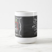第3等級|のパーソナライズな先生のコーヒー・マグをチョークで書いて下さい コーヒーマグカップ (中央)