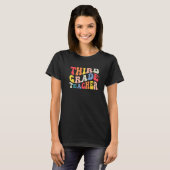 第3級先生新学期レトロGroov Tシャツ (正面フル)