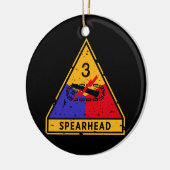 第3装甲師団 – 米国軍隊「グランジ」 セラミックオーナメント (左)