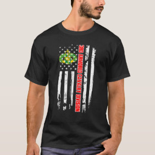 第3装甲騎兵連隊アメリカ国旗 Tシャツ