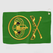 第3装甲騎兵連隊パッチ&サバー ゴルフタオル (横)