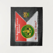 第3装甲騎兵連隊ACR「ブレイブライフルズ」 タペストリー (正面)