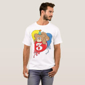 第3誕生日のテディー・ベア(2) Tシャツ (正面フル)